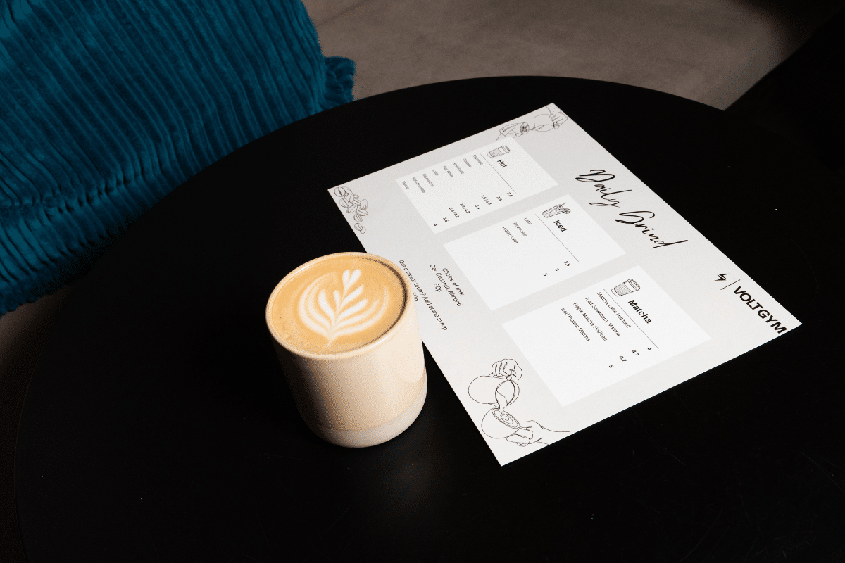 an image of the cafe at volt gym